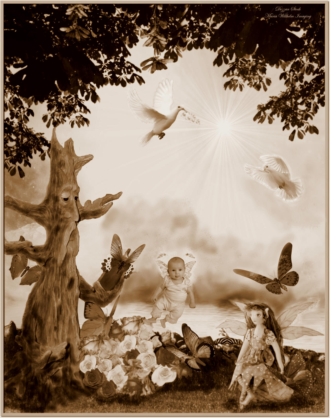 Fairy Anjuli's World Sepia