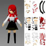 Mitsuru Kirijo Persona 3 Papercraft