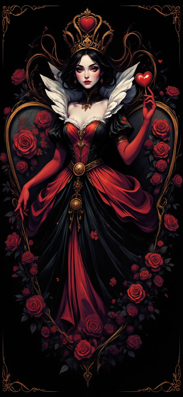 Queen Card Ripped Queen Card by Mathusalambre on DeviantArt