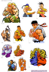 Street Fighter III Strike Characters