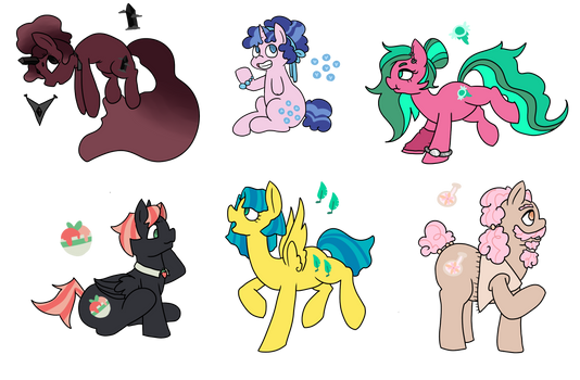 Color Palette Pony Adopts (3/6 OPEN)