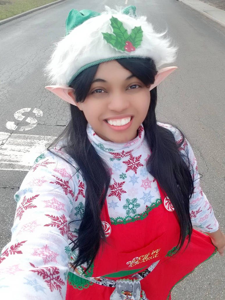 Me cosplaying as a Christmas Elf 5 by 8TeamFriends8 on DeviantArt