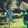 SU_Pearl and Peridot_Cosplay 02