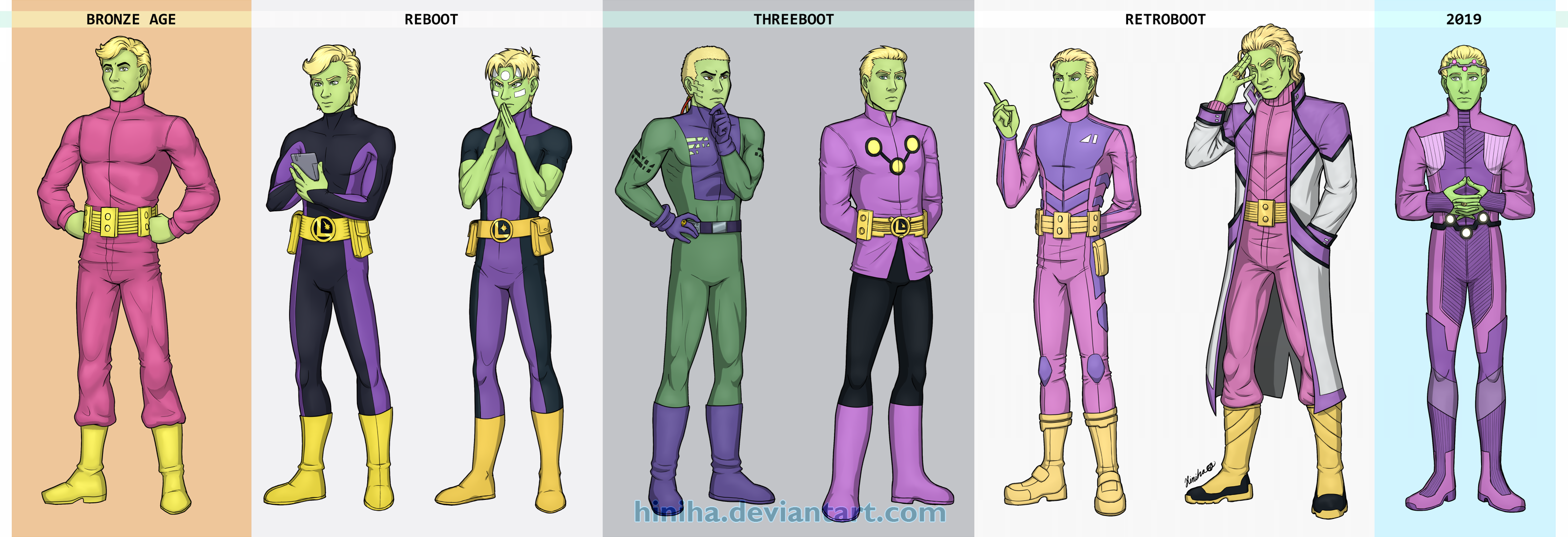 Brainiac 5 in Comics by Hiniha on DeviantArt