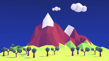 Low Poly landsape