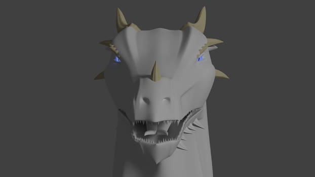 Dragon head render 1