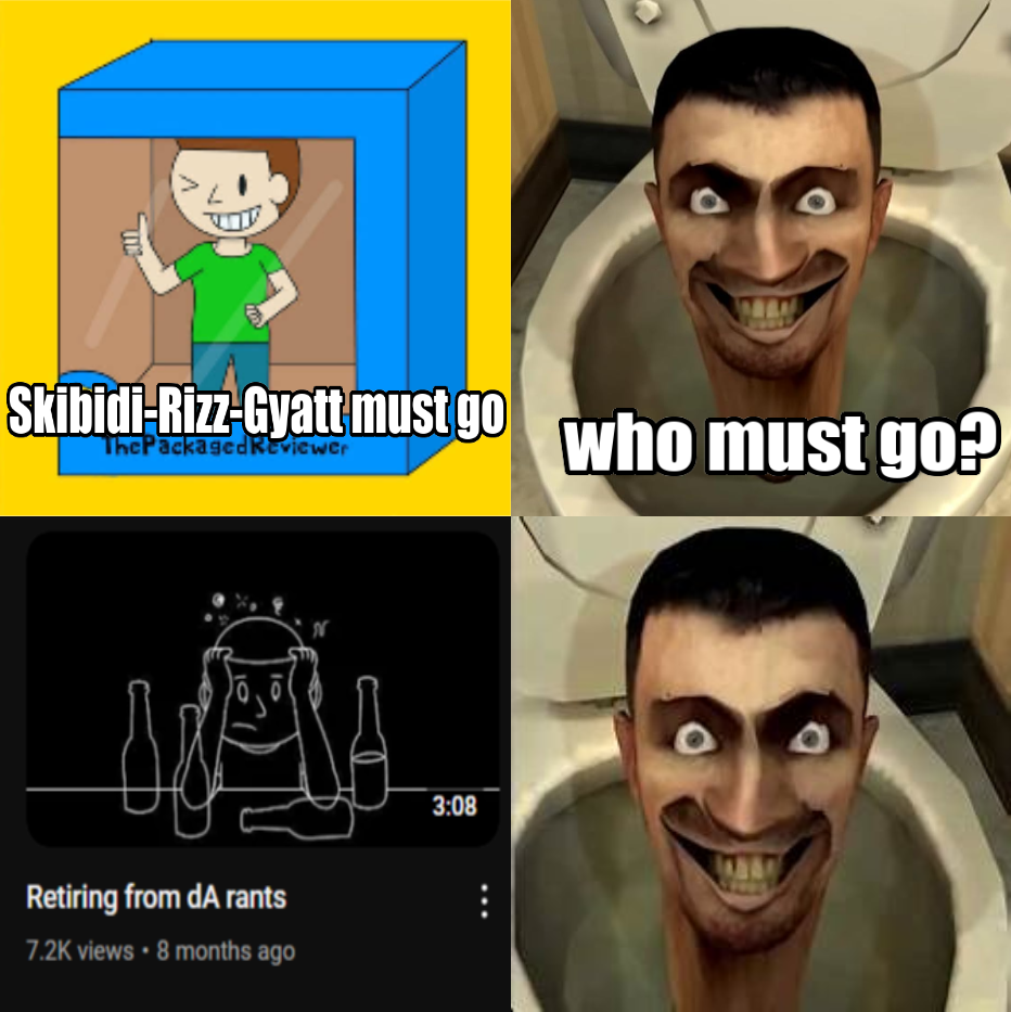 ThePackagedReviewer vs Skibidi-Rizz-Gyatt by Skibidi-Rizz-Gyatt on ...