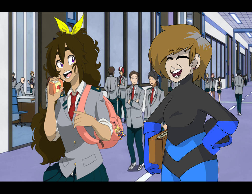 MHA OC collab - Meeting the new teacher by Raven-F-Pyre on DeviantArt