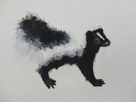 Skunk Painting