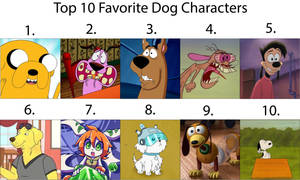 Top 10 Favorite Dog Characters
