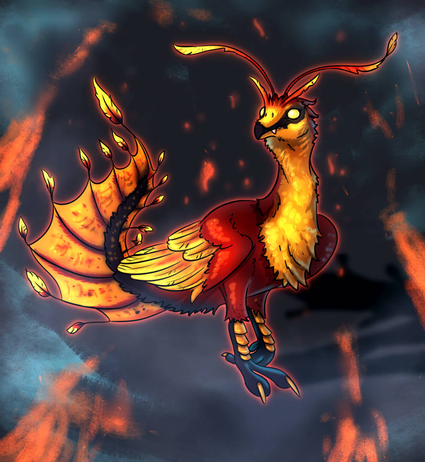 Fire bird by Shadowmallow on DeviantArt