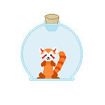 Pabu in A bottle