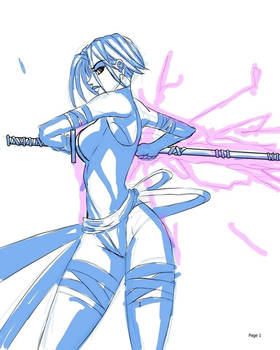 Sketch Psylocke