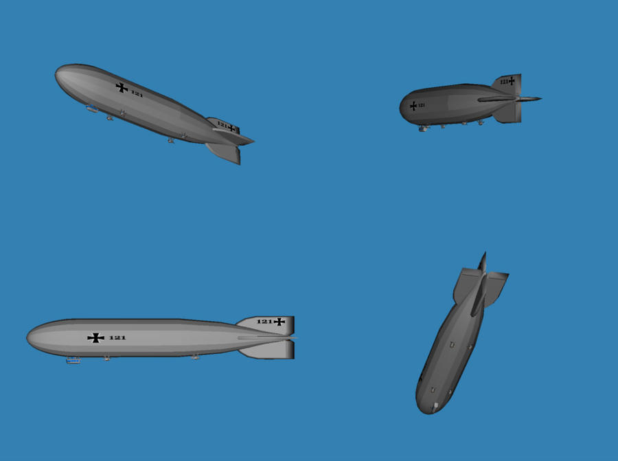 German Zepplin in works by falcon01 on DeviantArt