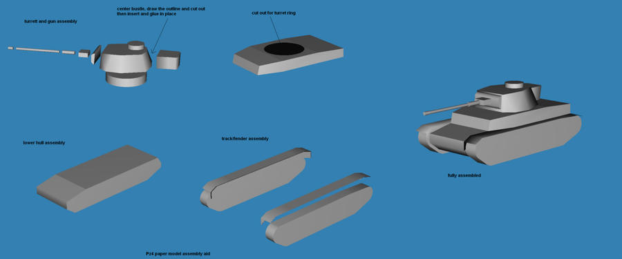 Simple Panzer Shell Paper Panzer 4 assy guide by falcon01 on DeviantArt