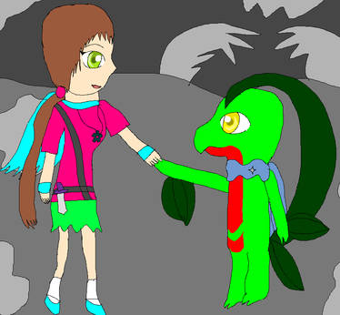 Clara and Grovyle -Remake-