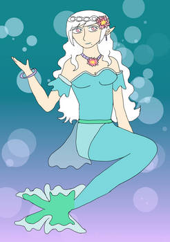 Azure As A Mermaid