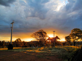 Sunset Through the Storm