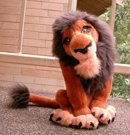 disney scar plush toy