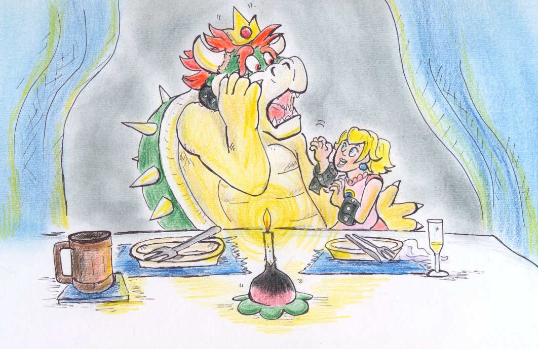 The Truth About Bowser + Peach by Rahball on DeviantArt