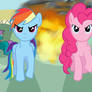 My Little Ponies RainbowDash PinkiePie HellFire