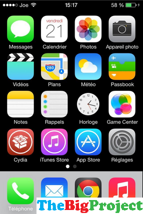 screenshot iphone 4 ios 7 with cydia by