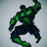 Hulk Colored Sketch Study