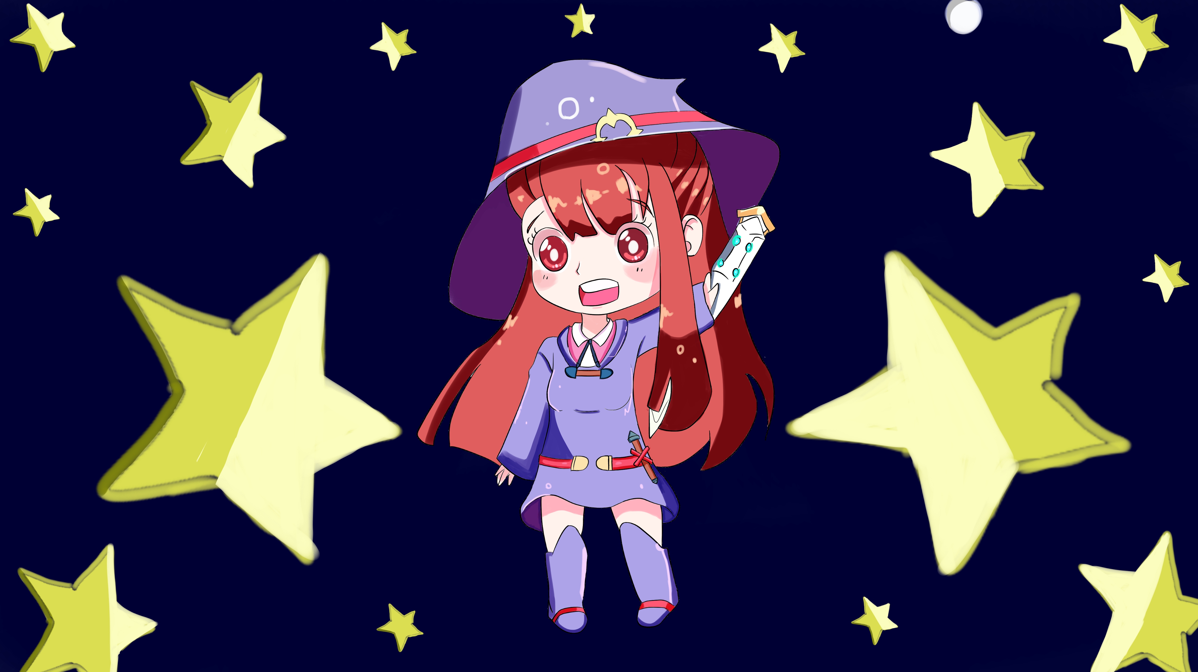 Ako  chibi color fondo