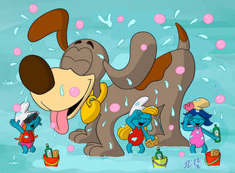 Smurfs: Puppy's Bathtime