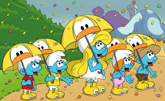 Smurfs Nursery Rhymes: If All The Raindrops