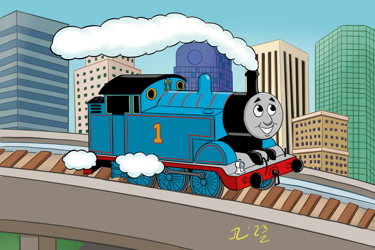 Thomas the Tank Engine Goes Downtown by diesel10joseph567 on DeviantArt