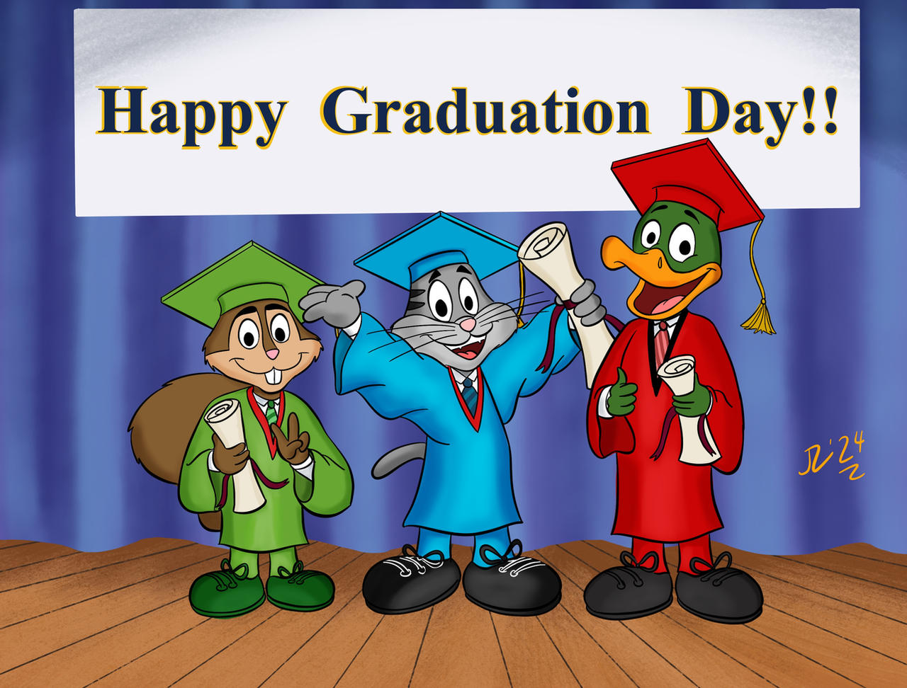 Animated Graduating Raptor TAF Animals: Graduation Day by diesel10joseph567 on DeviantArt