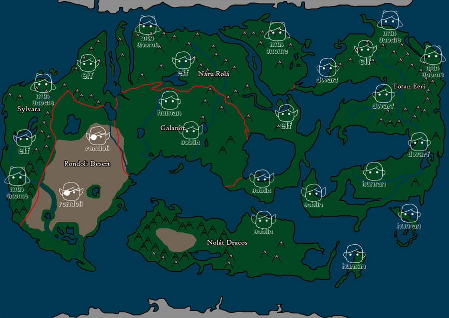 Map of Ishal Ara .:Draft:. PPL by Nekromanda on DeviantArt