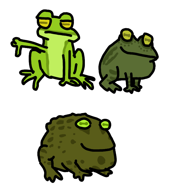 Frogs by psittacosaurus on DeviantArt