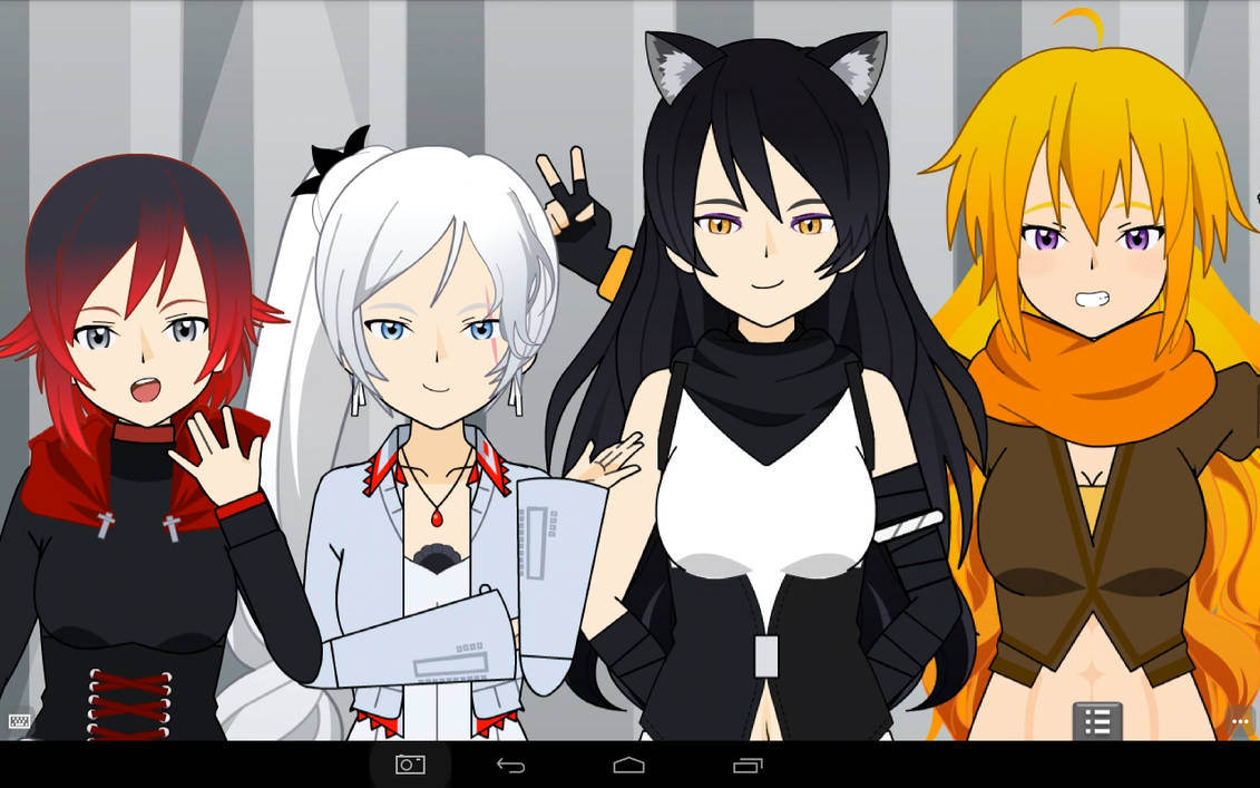 Team RWBY team photo by Deathgrim343 on DeviantArt