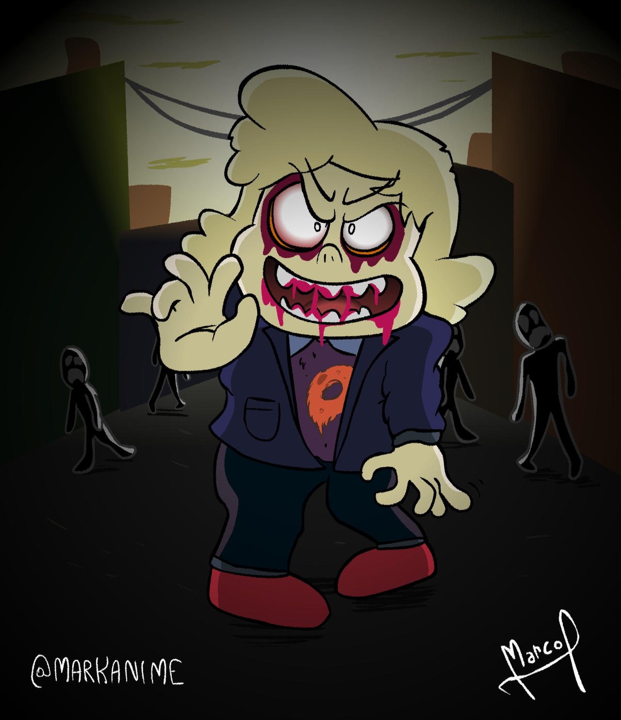 The Working dead with Sadie Killer by MarKAnime
