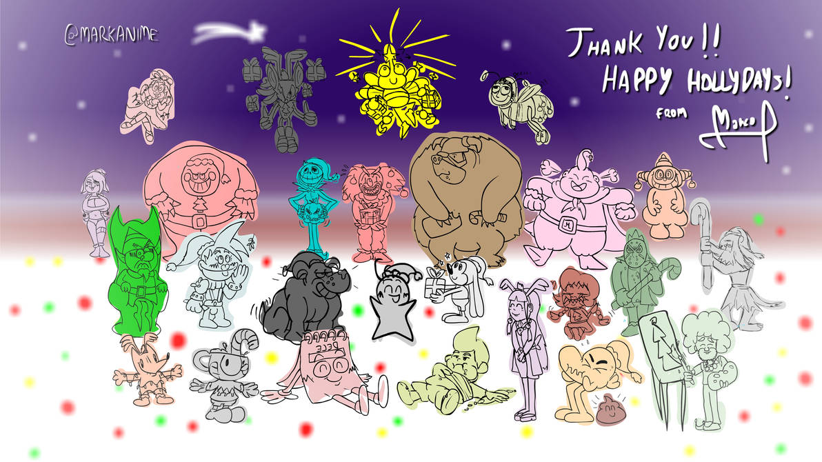 2017 Christmas Gift on my Stream by MarKAnime