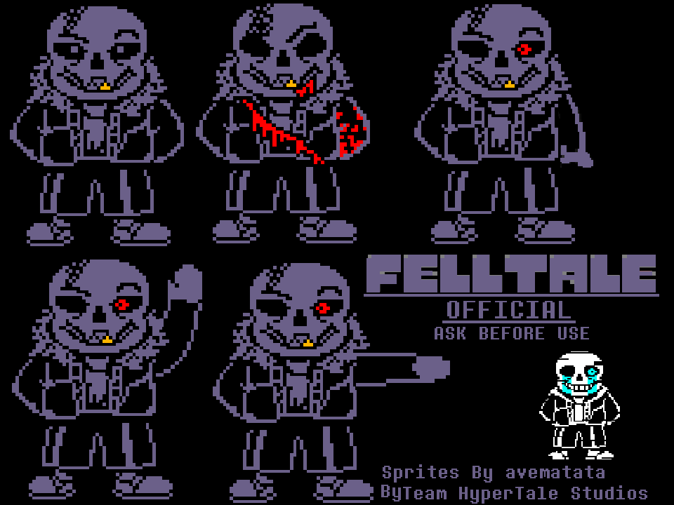 FellTale Sans (OFFICIAL SPRITES)ASK BEFORE USE by avematata on DeviantArt