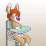 Bunny Jamie in Highchair by Tato