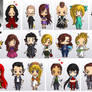 Bdb Chibi Couples