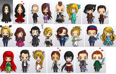 Bdb Chibi Couples