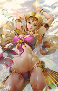 Smash Beach Zelda