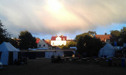 Visby nach einem Gewitter