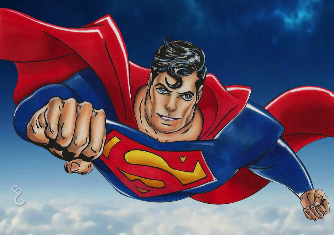 Superman Flying at the Speed of Sound by BronzeGroover on DeviantArt