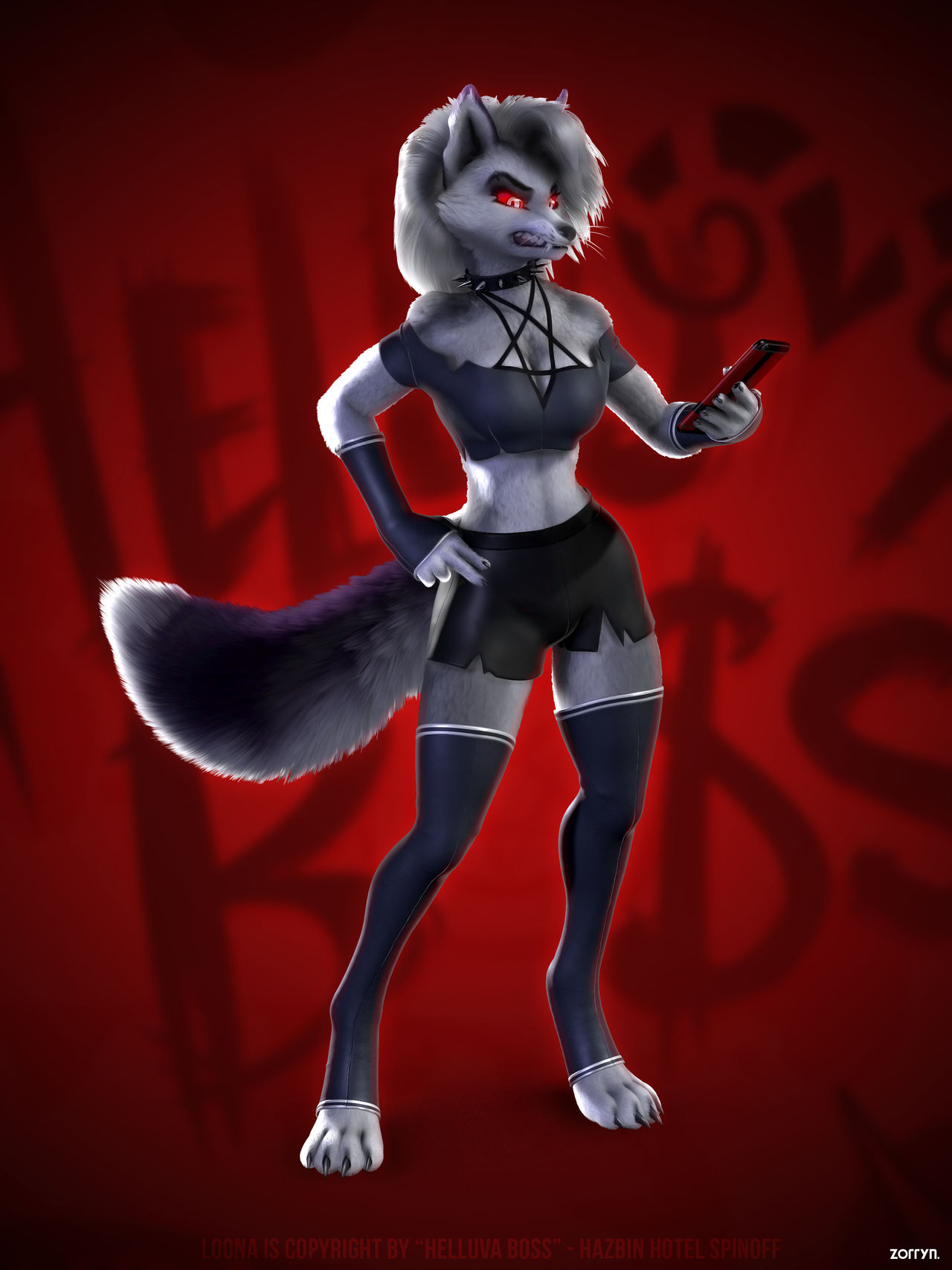 Loona Of Helluva Boss By Zorryn On DeviantArt loona-of-helluva-boss-by-zorryn-on-deviantart