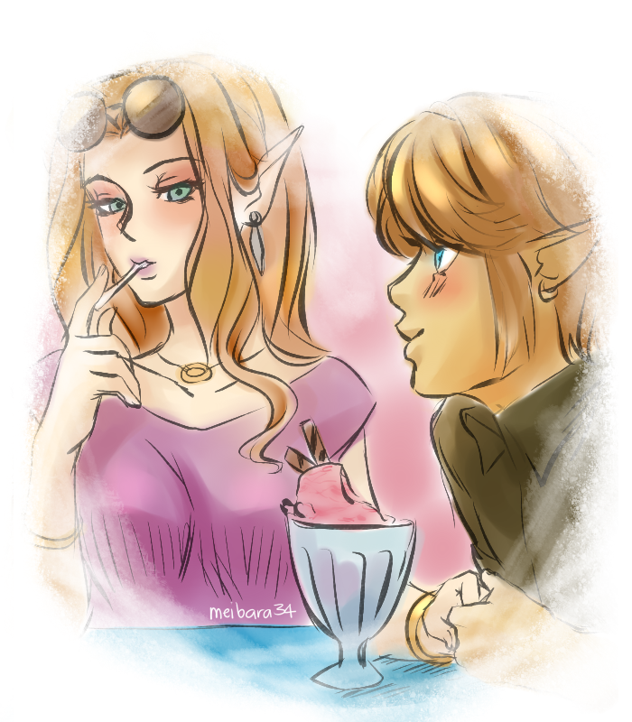 TP Zelink AU: On an Ice Cream Date