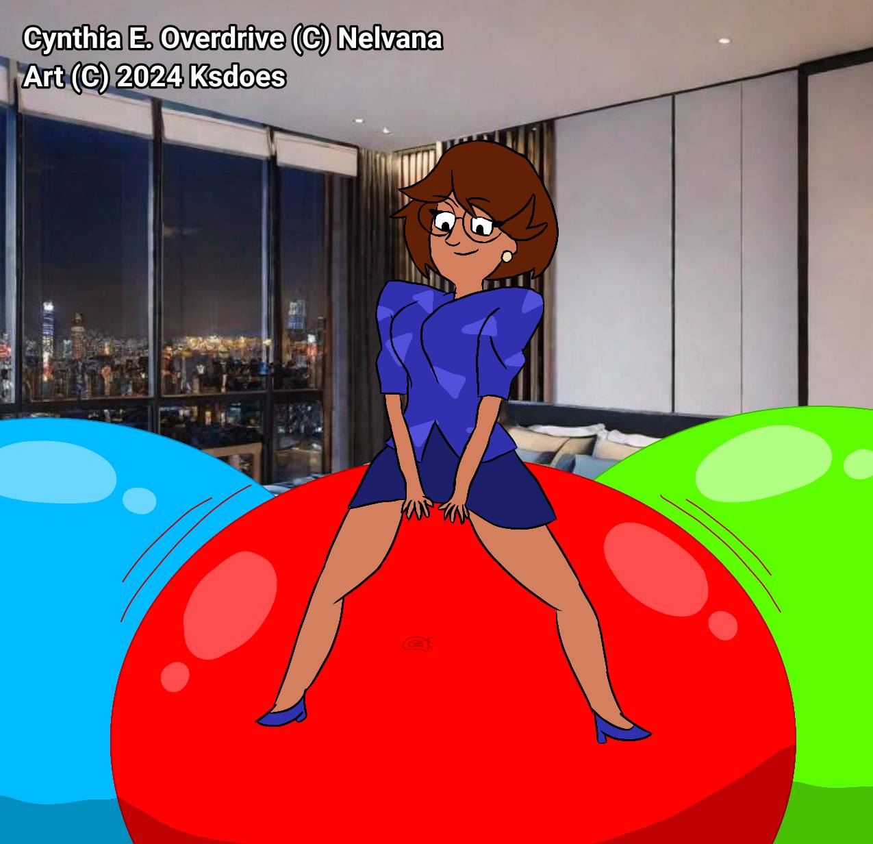 Overdriver3 Deviantart Cynthia E. Overdrive's Big Balloon Bounce by ksdoes on DeviantArt