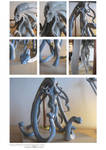 Medusa Progress wip details by firecrow78