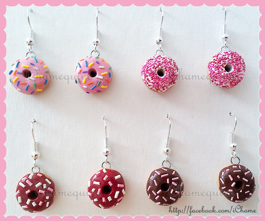 Doughnut Earrings