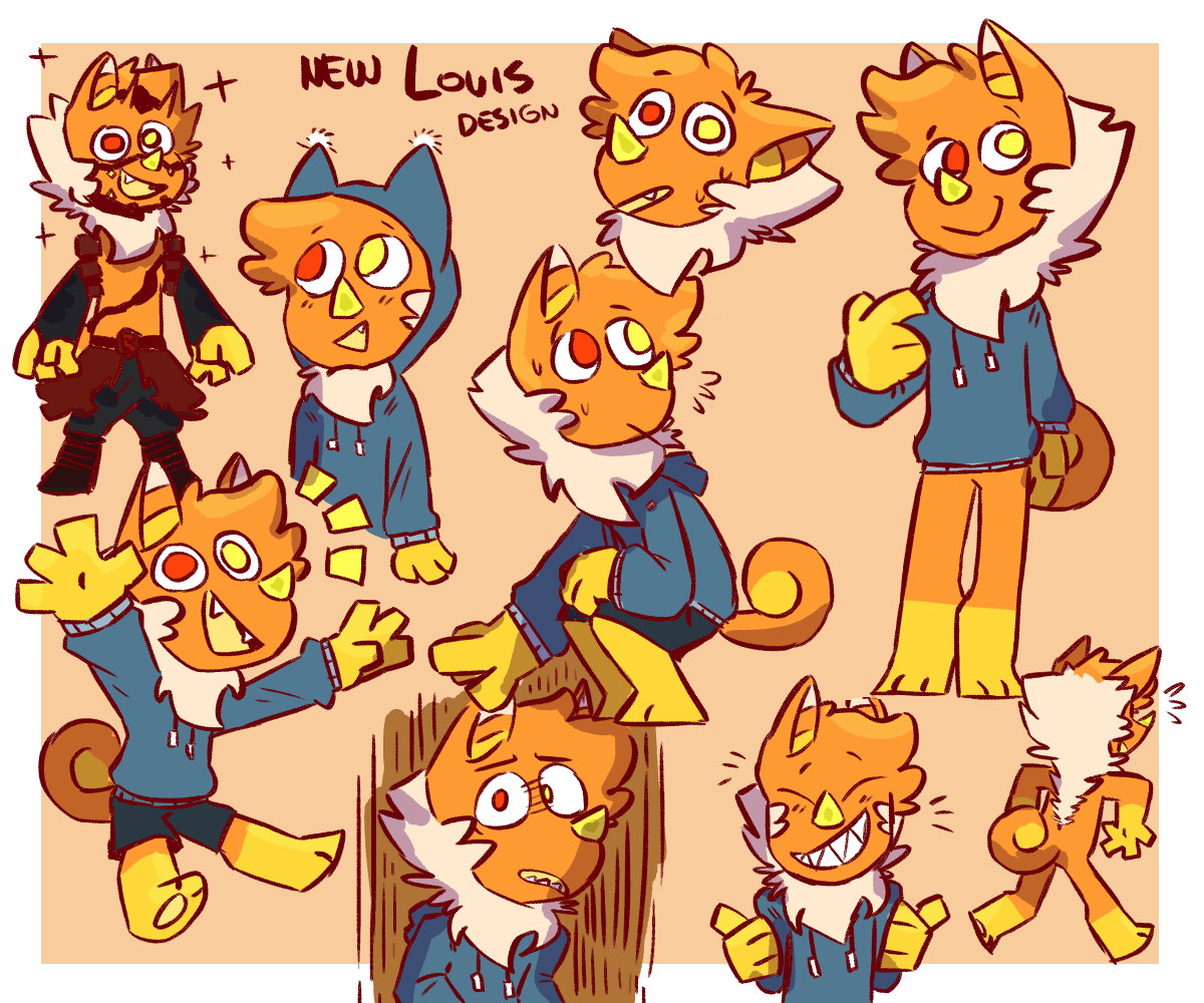 Louis lil update! by Snowbein on DeviantArt